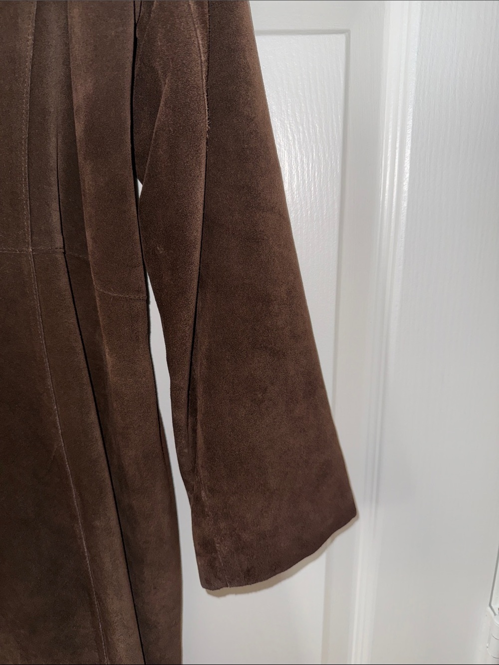 Marc New York Brown Suede Button-Front Jacket - Picture 8 of 16